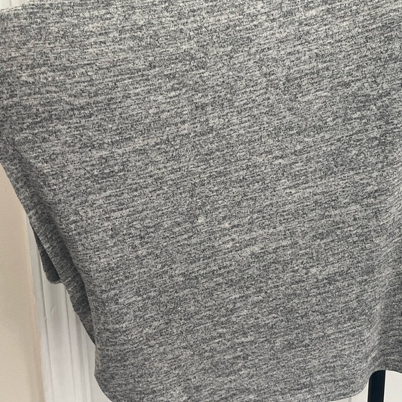 Women’s Forever 21 medium heather gray turtleneck poncho . - Picture 3 of 5